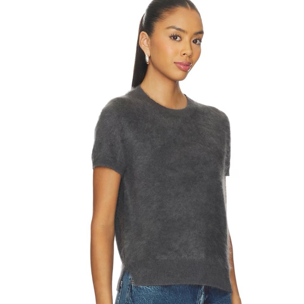 NWOT All Saints Cashmere Short Sleeve Sweater